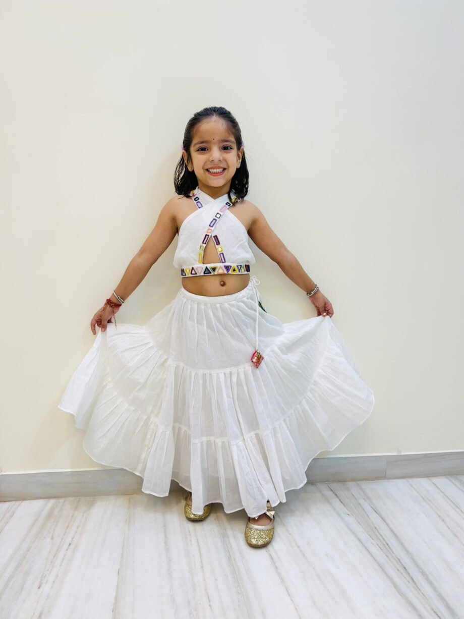 Moonlight Twirl Lehenga for Girls