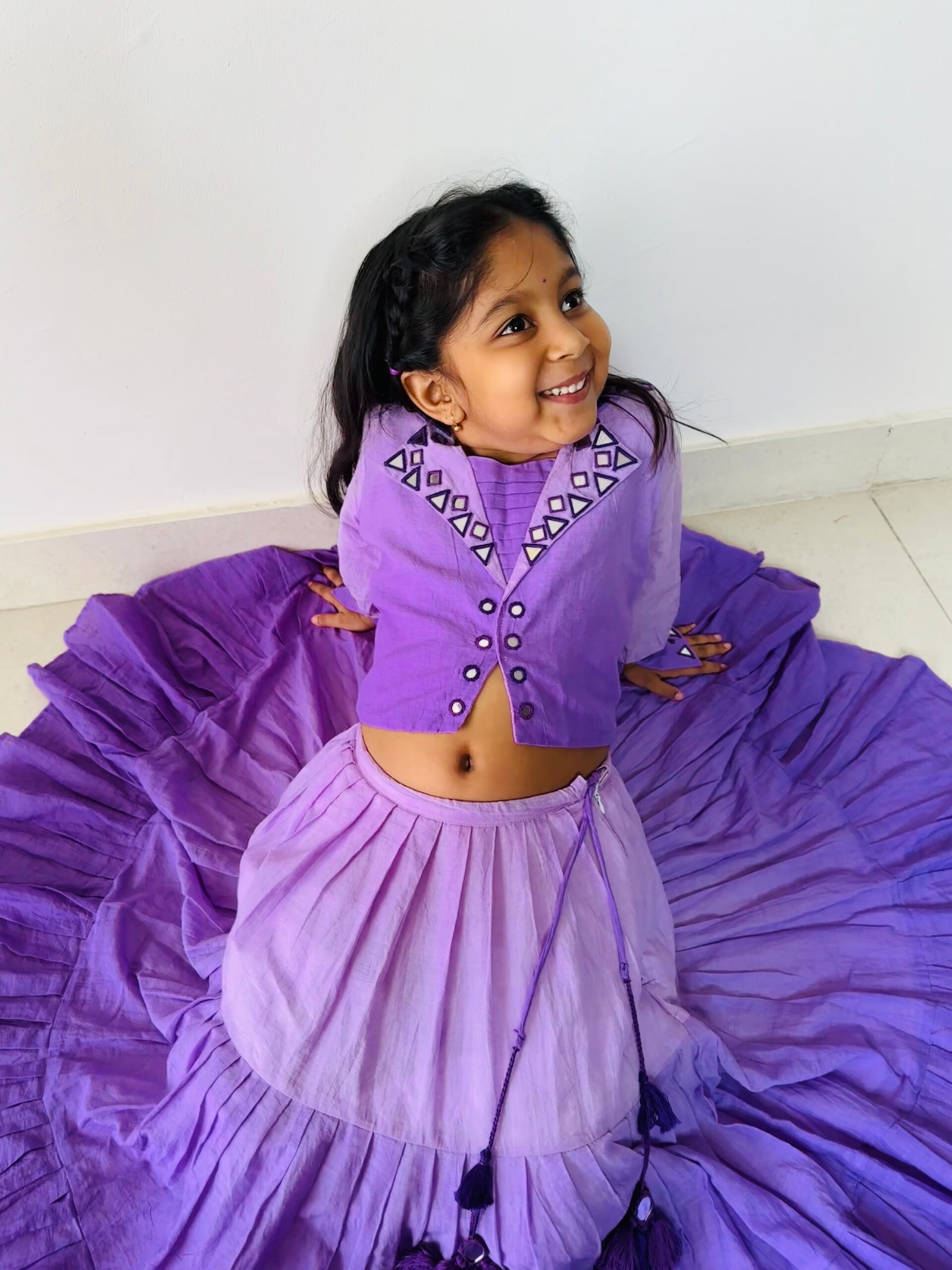 Lavender Ombre Lehenga - Image 5