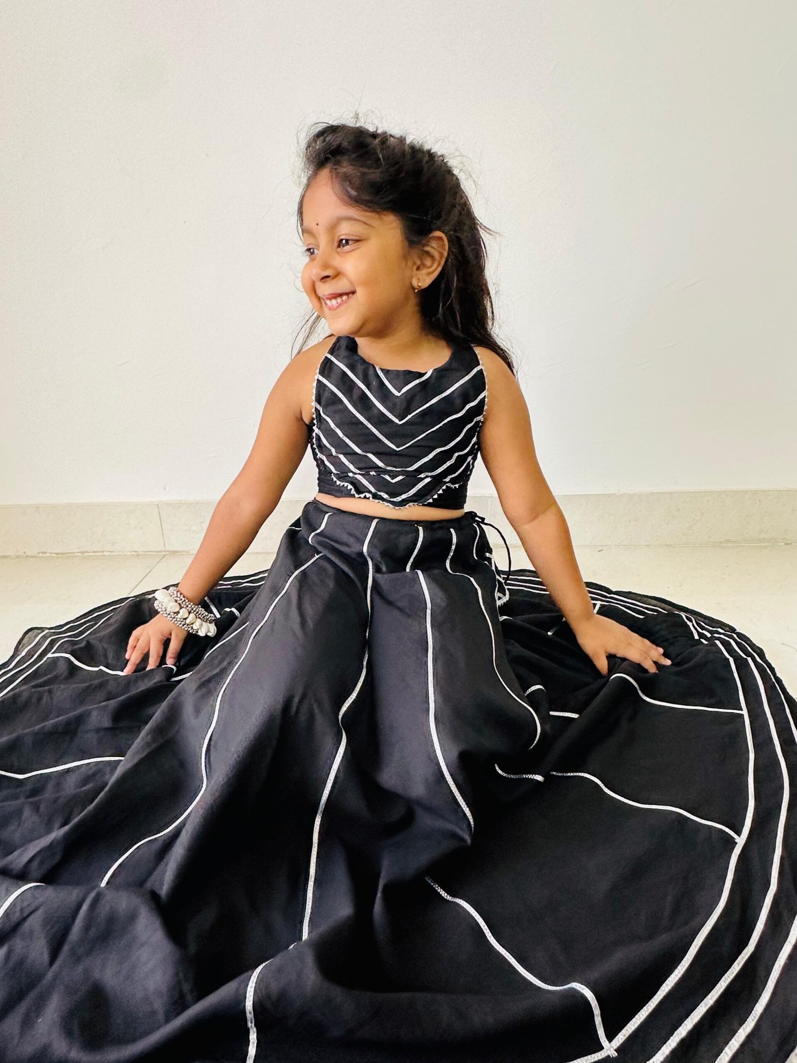 Midnight Elegance Lehenga - Image 3